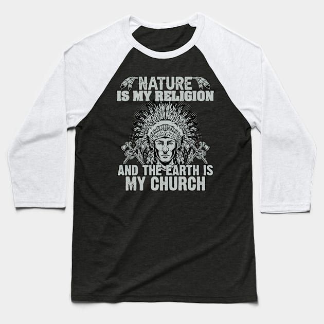 Native American Baseball T-Shirt by UniqueWorld